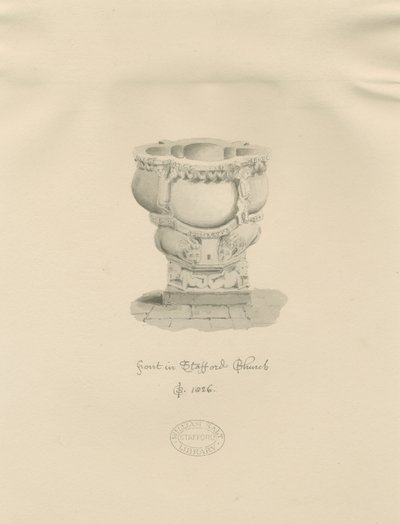 Stafford - Font in St. Mary