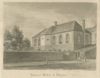 Stafford - Grammar School by John Buckler