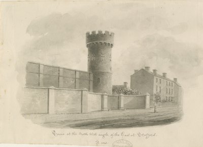 Stafford - Round Tower of the Gaol by John Buckler