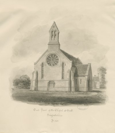 Stafford - Salt Chapel [St. James] by John Buckler