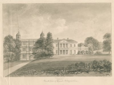 Tixall Hall and Gatehouse by John Buckler