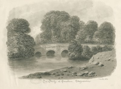 Trentham Hall - Bridge by John Buckler