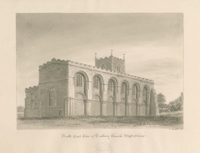 Tutbury Priory Church by John Buckler