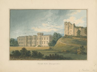 Wales - Glamorganshire - Cardiff Castle, 1815 by John Buckler