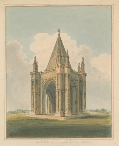 Wiltshire - Salisbury Cathedral - Porch, 1800 by John Buckler