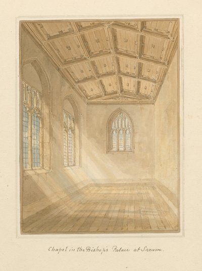 Wiltshire - Sarum - Interior of Chapel in Bishop