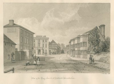 Worcestershire - Droitwich - George Inn by John Buckler