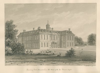Worcestershire - Hanbury Hall by John Buckler