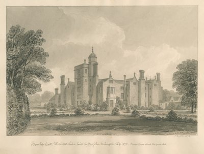 Worcestershire - Hindlip Hall by John Buckler