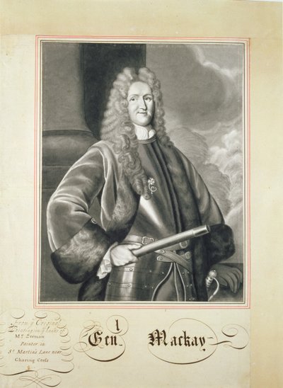 Portrait of Hugh Mackay, 17th century by John Bullfinch