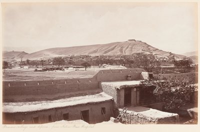 Bemaru village and defenses from native base hospital, 1879 by John Burke