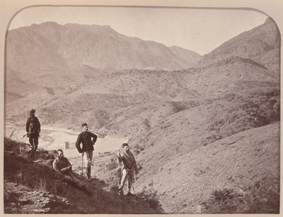 General Appleyard and staff, Ali Musjid in distance by John Burke