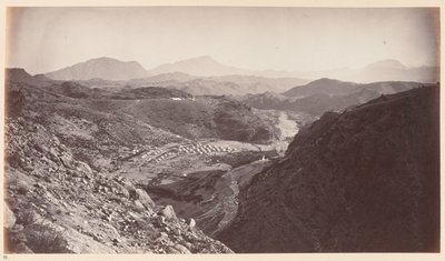 General view from Ali Musjid, looking back towards Peshawar, 1878 circa by John Burke