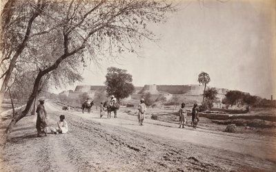 Peshawar Fort and Surroundings, from Jail, c.1862 by John Burke