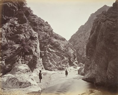 The End of the Defile, Looking Back at Ali Masjid by John Burke