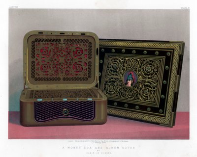 A Money Box and Album Cover, 19th century by John Burley Waring