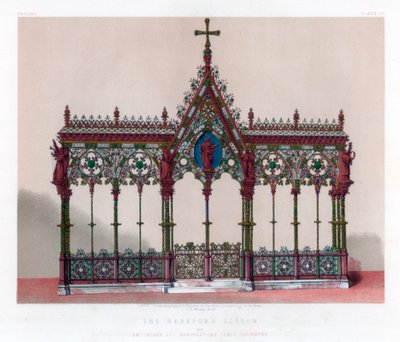 The Hereford Screen, 19th Century by John Burley Waring
