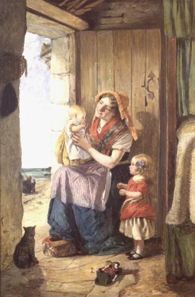 A Cottage by the Sea by John Burr