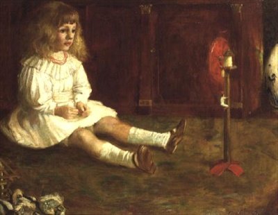 Child with a Mechanical Toy by John Byam Liston Shaw