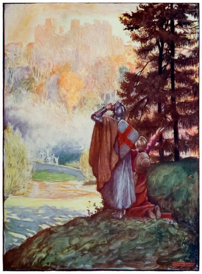 Christian and Hopeful Come in Sight of the Celestial City, from The Pilgrim