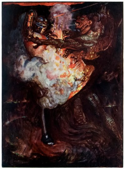 Christian Fights with Apollyon, from The Pilgrim