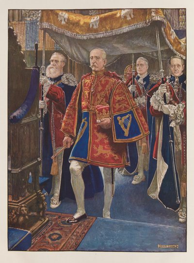 King Edward VII Coronation by John Byam Liston Shaw