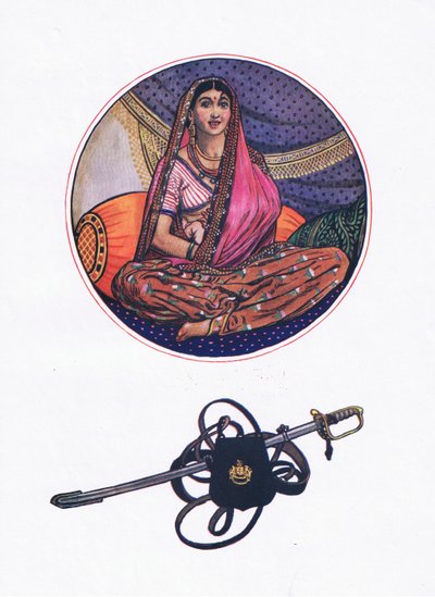 Lalila to the Ferengi lover, illustration from The Garden of Kama (and other lyrics from India) by John Byam Liston Shaw