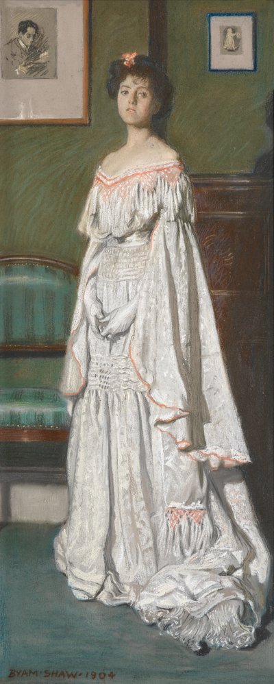 Mrs Paul Konody [Isabel Codrington] by John Byam Liston Shaw