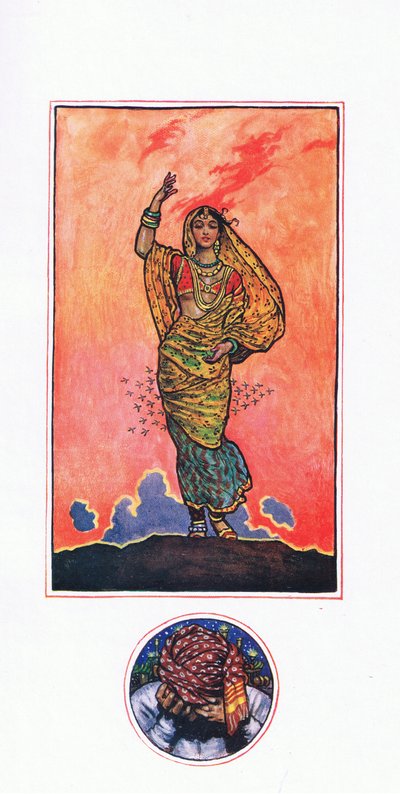 Reminisence of Mahomed Akram, illustration from The Garden of Kama (and other lyrics from India) by John Byam Liston Shaw