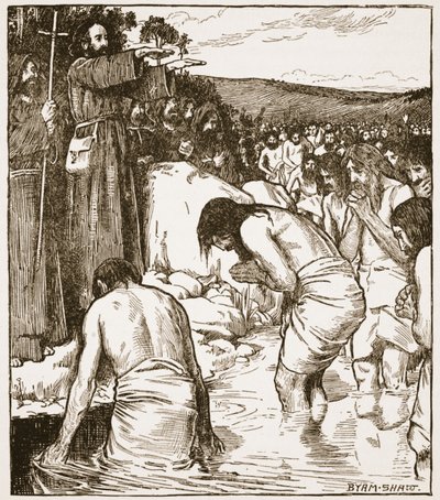 The Baptism at Tara, illustration from 