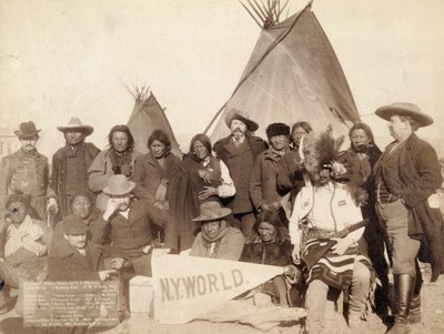 Indian Chiefs and U.S. Officials at Pine Ridge, 1891 by John C. H. Grabill