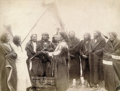 Indian chiefs at Deadwood, South Dakota, 1891 by John C. H. Grabill