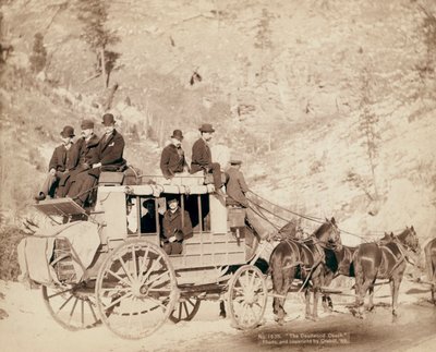 The Deadwood Coach Traveling in South Dakota by John C. H. Grabill