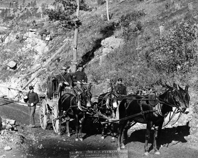 The U.S. Paymaster and Guards on the Deadwood road to Ft. Meade, 1888 by John C. H. Grabill