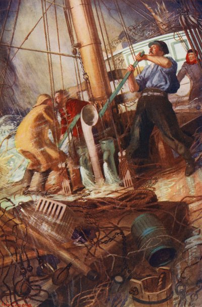 All hands to the pumps! by John Cameron