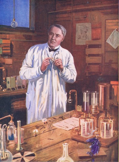 Edison: The wizard of inventions, illustration from 
