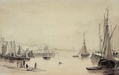 Folkestone Harbour with Shipping, Shakespeare