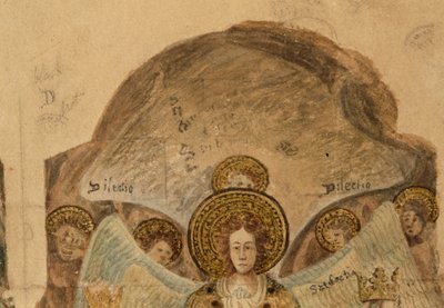 Study of the Wall Paintings at the Chapter House by John Carter