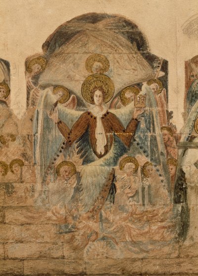 Study of the Wall Paintings at the Chapter House by John Carter
