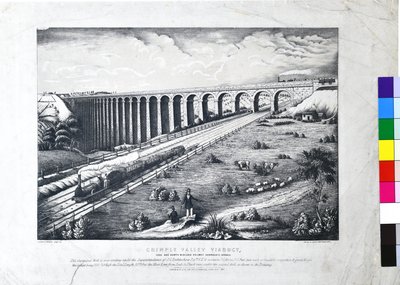 Crimple Valley Viaduct, York and North Midland Railway, Harrogate Branch by John Cass Birkinshaw