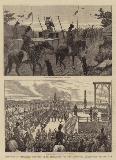 Execution of Alexander Solovieff at St Petersburg for the Attempted Assassination of the Czar by John Charles Dollman