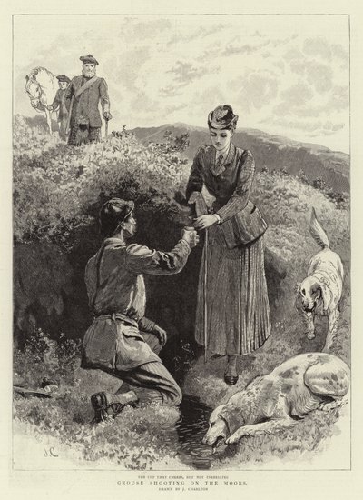 Grouse Shooting on the Moors by John Charlton