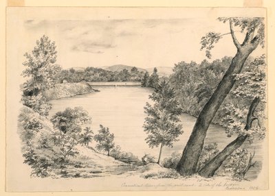 View of the Connecticut River, near Brattleboro, Vermont, 1854 by John Cheney