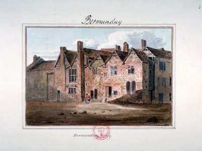 Abbey of St Saviour, Bermondsey, London by John Chessell Buckler