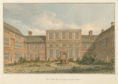 The Court, Gosfield Hall, Essex by John Chessell Buckler