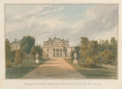 Oxfordshire - Middleton Stoney House, 1827 by John Chessell Buckler