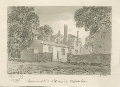 Rugeley Town - Grammar School by John Chessell Buckler