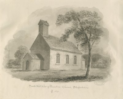 Stafford - Marston Chapel by John Chessell Buckler