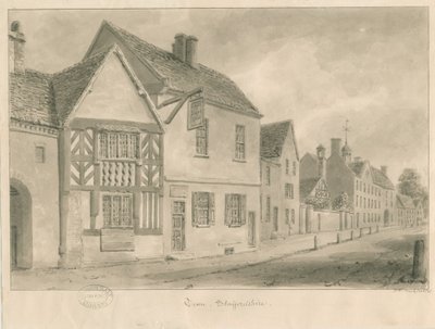 Tean - Village Street by John Chessell Buckler