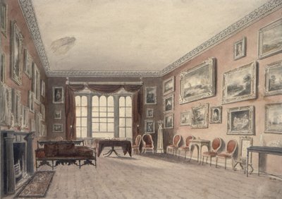 The Gallery at Browsholme, near Clitheroe, Yorkshire by John Chessell Buckler